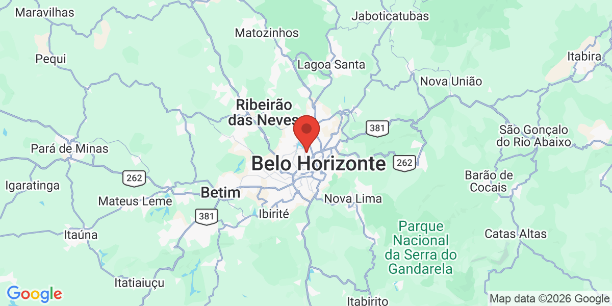 Ubicación geográfica del estudio: -19.8704000, -43.9717000