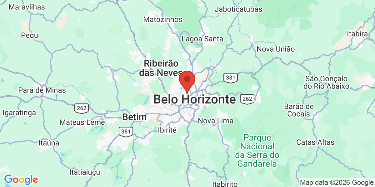 Ubicación geográfica del estudio: -19.8733330, -43.9708330