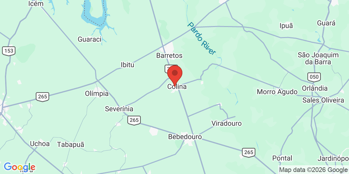 Ubicación geográfica del estudio: -20.7114000, -48.5422000