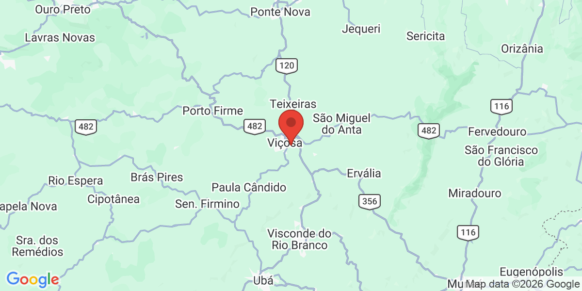 Ubicación geográfica del estudio: -20.7633000, -42.8631000
