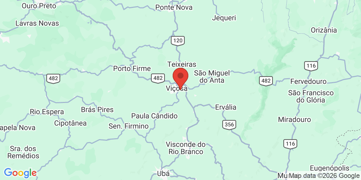 Ubicación geográfica del estudio: -20.7633330, -42.8630560