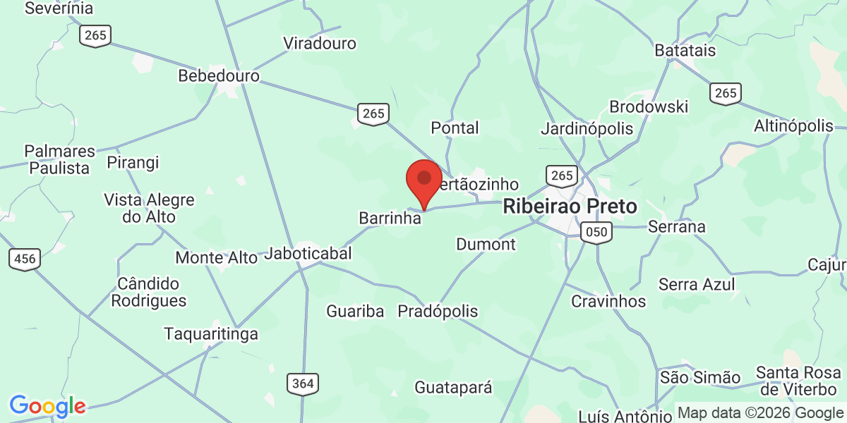 Ubicación geográfica del estudio: -21.1791000, -48.0942000