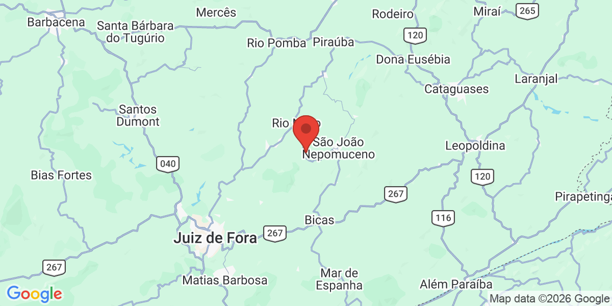 Ubicación geográfica del estudio: -21.5500000, -43.1000000