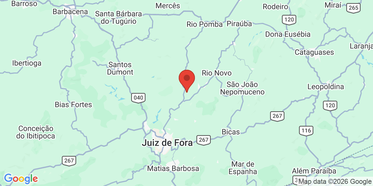 Ubicación geográfica del estudio: -21.5572000, -43.2575000