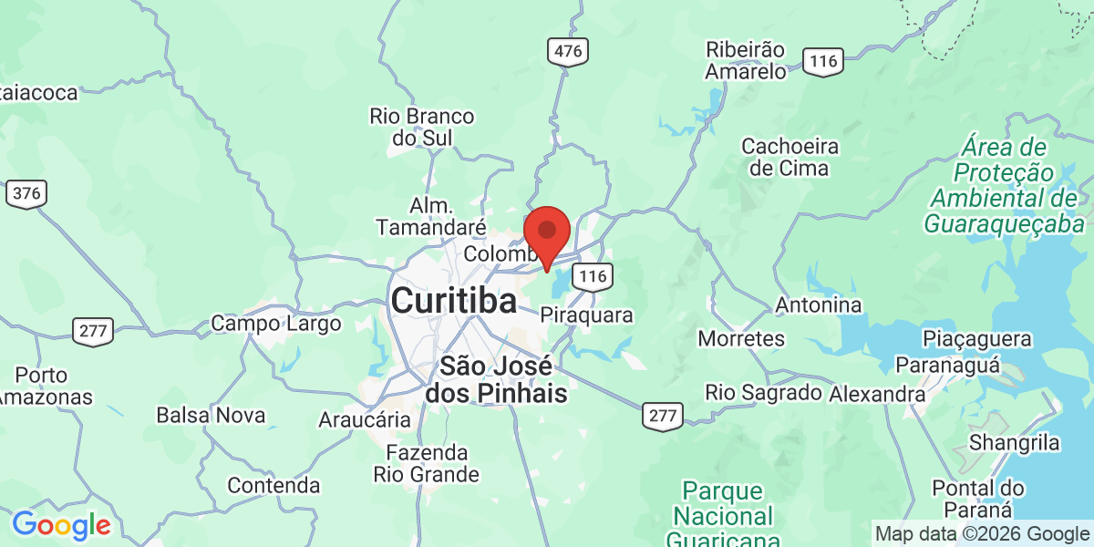 Ubicación geográfica del estudio: -25.3916670, -49.1250000