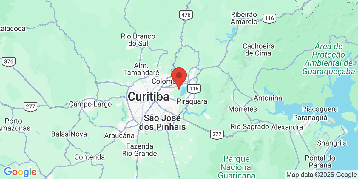 Ubicación geográfica del estudio: -25.3986110, -49.1247220