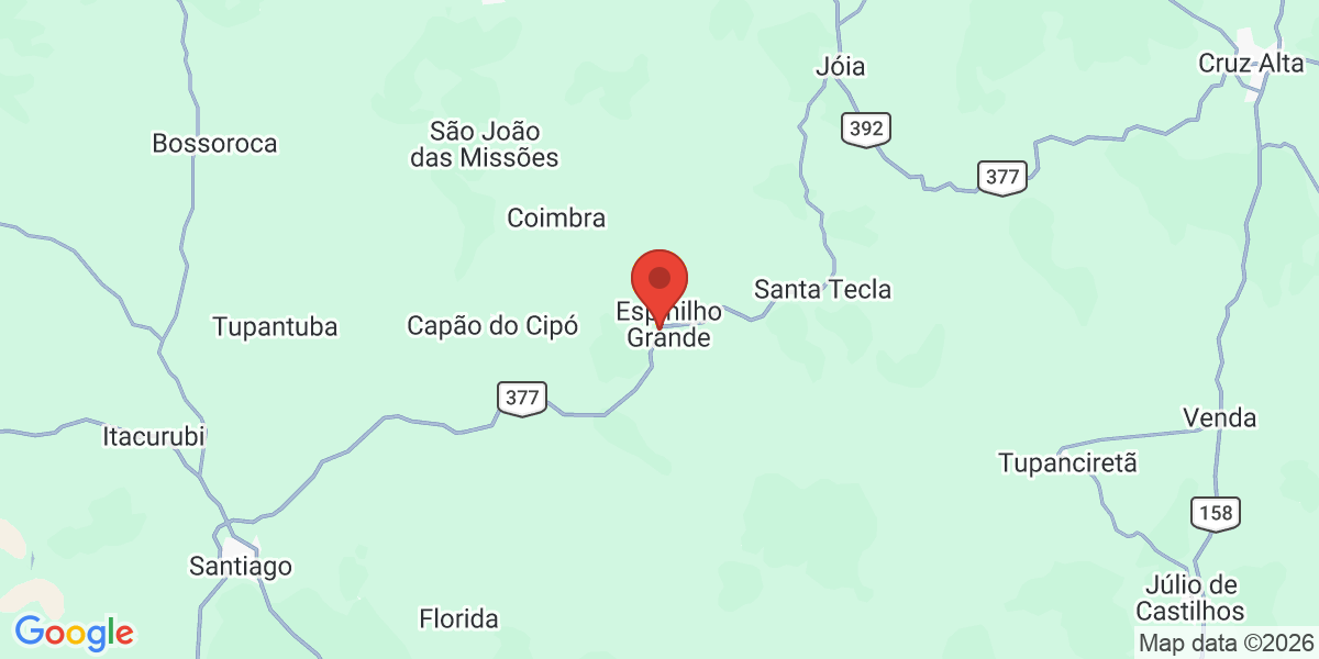 Ubicación geográfica del estudio: -28.9372000, -54.3460000
