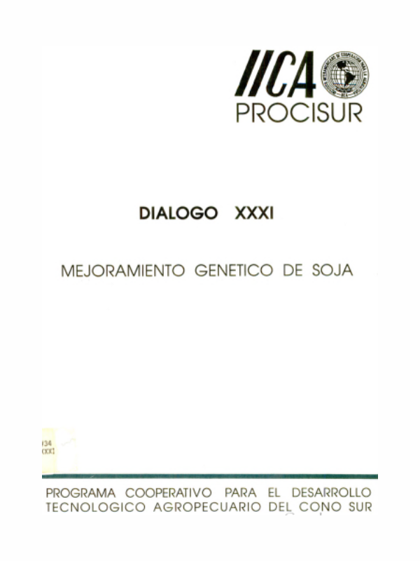 Diálogo XXXI Mejoramiento Genético de Soja