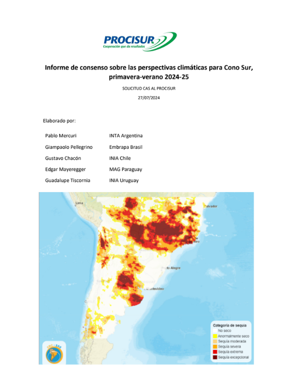 Informe perspectivas climáticas invierno-primavera 2024