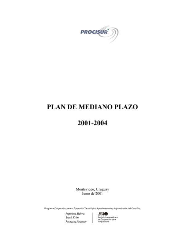 Plan de Mediano Plazo 2001-2004