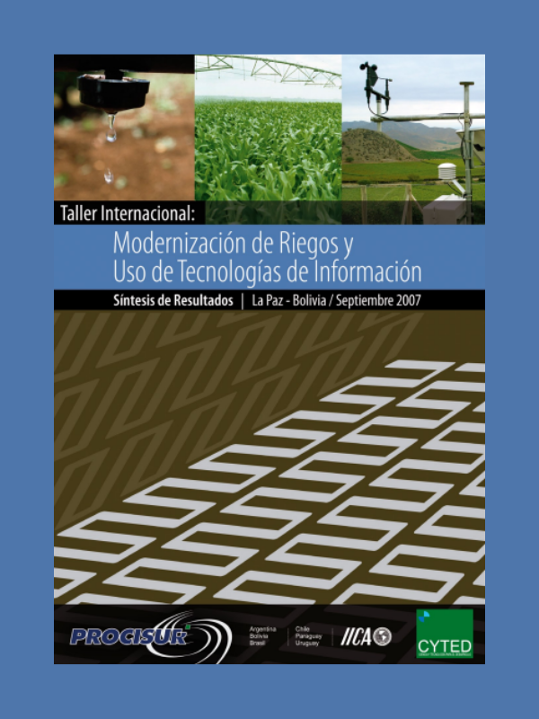 Taller Internacional: Modernización de Riegos y Uso de Tecnologías de la Información - Síntesis de Resultados
