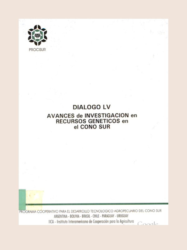 Diálogo LV Avances de Investigación en Recursos Genéticos en el Cono Sur